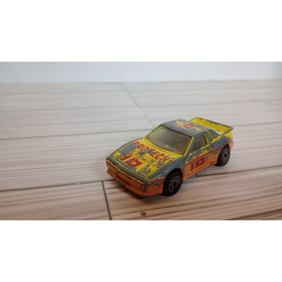 1985 Matchbox Pontiac Fiero Stock Car #2 Protech Fire Systems #16 For Restore - Picture 1 of 7
